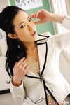 Sultry Bimbo In Uniform Yui Komine Exposes Erotic Downblouse And Stretched Legs Up Skirt