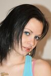 Petite Brunette Amateur Vanessa Monroe Takes Off Her Pink Bra And Blue Panties