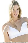 Fine Looking Blonde Cutie Jewel A Takes Off Her Virgin White Bikini On The Wild Beach photos (Private Jewel)