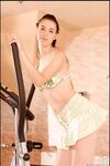 Horny Betty Spark Crawls On The Floor Then Strips Her Green Lingerie And Shows Her Holes.