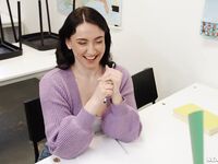 Curvaceous Brunette Gets Anally Fucked In The Classroom photos (Mandy Muse)