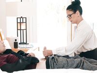 Dana Vespoli Sucks And Tit Fucks Young Cock Before Getting Her Mature Cunt Drilled