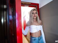Rhiannon Ryder Takes Rock Hard Cock Deep In Her Shaved Pussy