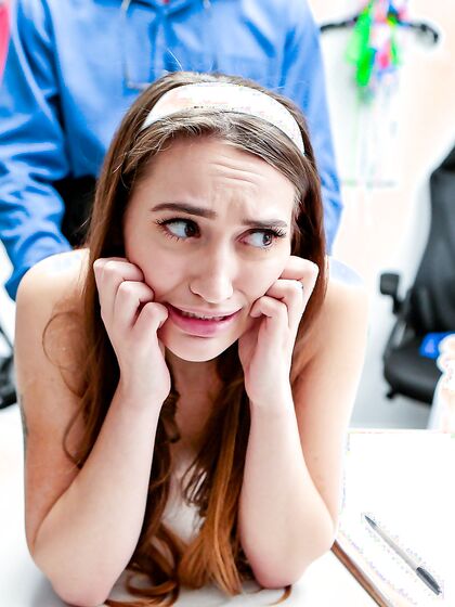 Naughty Schoolgirl Sera Ryder Gets Punished For Stealing