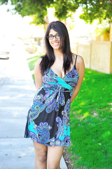 Perverted Asian Babe Kalila FTV Is In The Street With The Banana Inside Her Cunt photos (Kalila Kane)