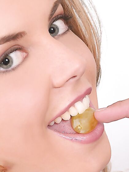 Sweet Teen Monika Matejovska Gags On Banana Before Taking Boy's Dick Deep In Her Hot Mouth