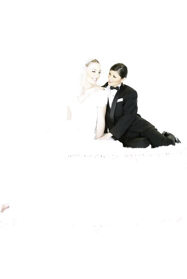 Art Photos Of Charisma Cole And Felix Vicious Posing As A Bride And A Groom