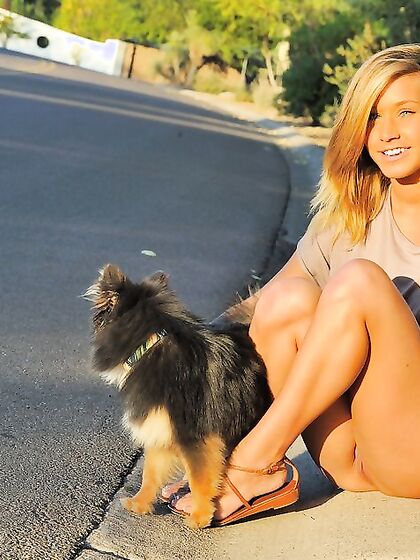 Wild Blonde Kennedy Leigh Is A True Vision As She Teases Nude And Naughty Outdoors In Public