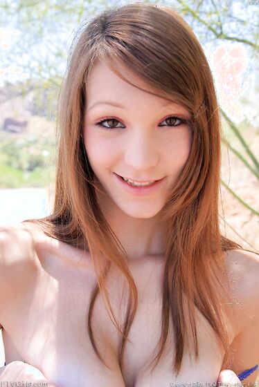 Teen Girl Holly FTV In Blue Top And Pink Skirt Flashes Her Tits And Pussy By The Road photos (Holly Michaels)