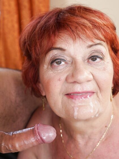 Chubby Redhead Granny With Natural Tits Shagged In The Living Room photos (Marsha)