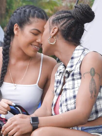 Black Hoes Sarai Minx And Maya Farrell Fucking In A Tent