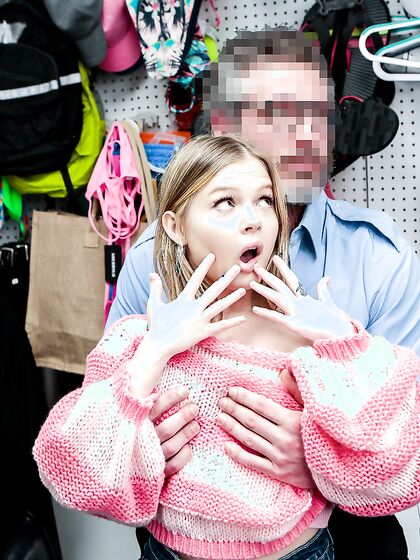 Naughty Blonde Teen Coco Lovelock Gets Banged By Cocky Security Officer
