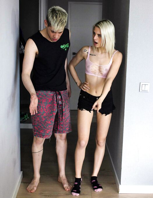 Skinny Blonde Teen Fucking Stepbrother photos (Christy White, Nek Sinner)