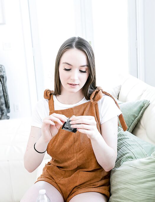 Pale Gal Hazel Moore Gets Sodomized In The Living Room